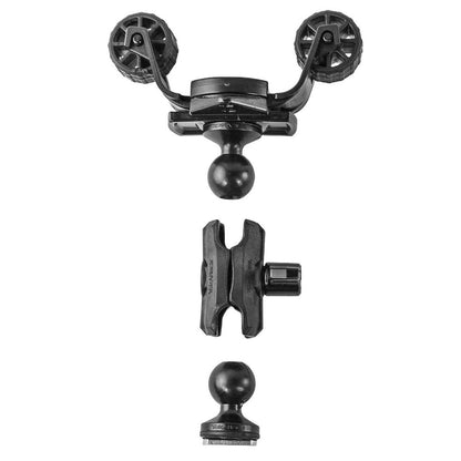 YakAttack RotoGrip Phone Holder with 1" Screwball Track Mount - 2