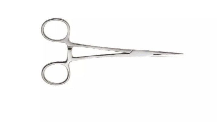 Baker 6" Straight Forceps - 1