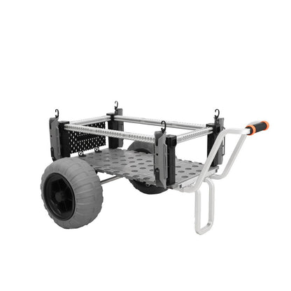 YakAttack SandRig Surf Cart With 16" Balloon Tires - 20" x 36" - 1