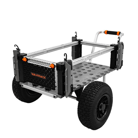 YakAttack SandRig Surf Cart With 16" Rubber Tires - 20" x 36" - 1