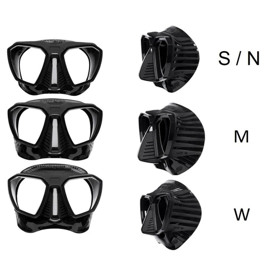 Scubapro D-Mask Scuba Diving Mask - Blue- Black Skirt - 28