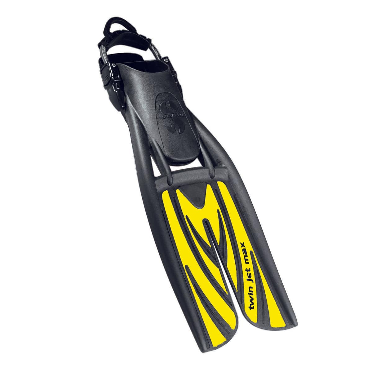 Scubapro Twin Jet Max Diving Fin - Black/Yellow - 1