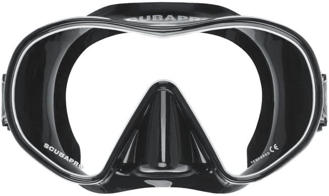 Scubapro Solo Mask - Black/White-Black Skirt - 12