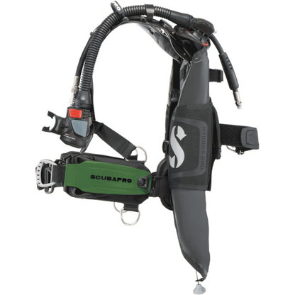 Scubapro Hydros Pro2 With Air2 And Colored Pocket - Army Green - 12