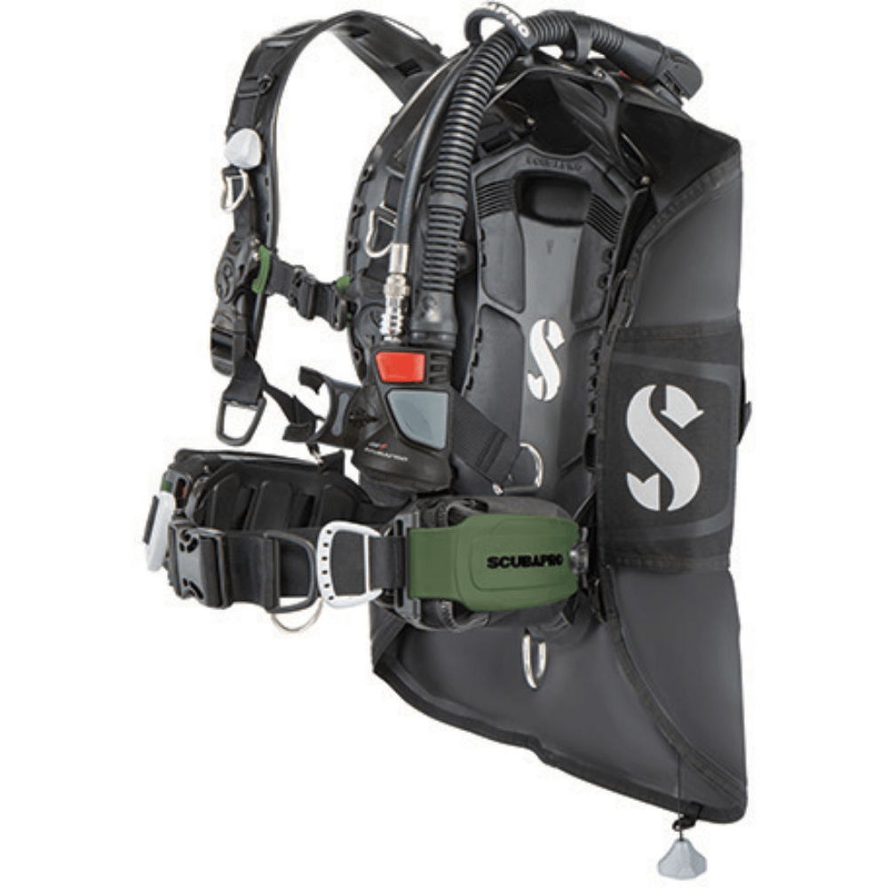 Scubapro Hydros Pro2 With Air2 And Colored Pocket - Army Green - 24