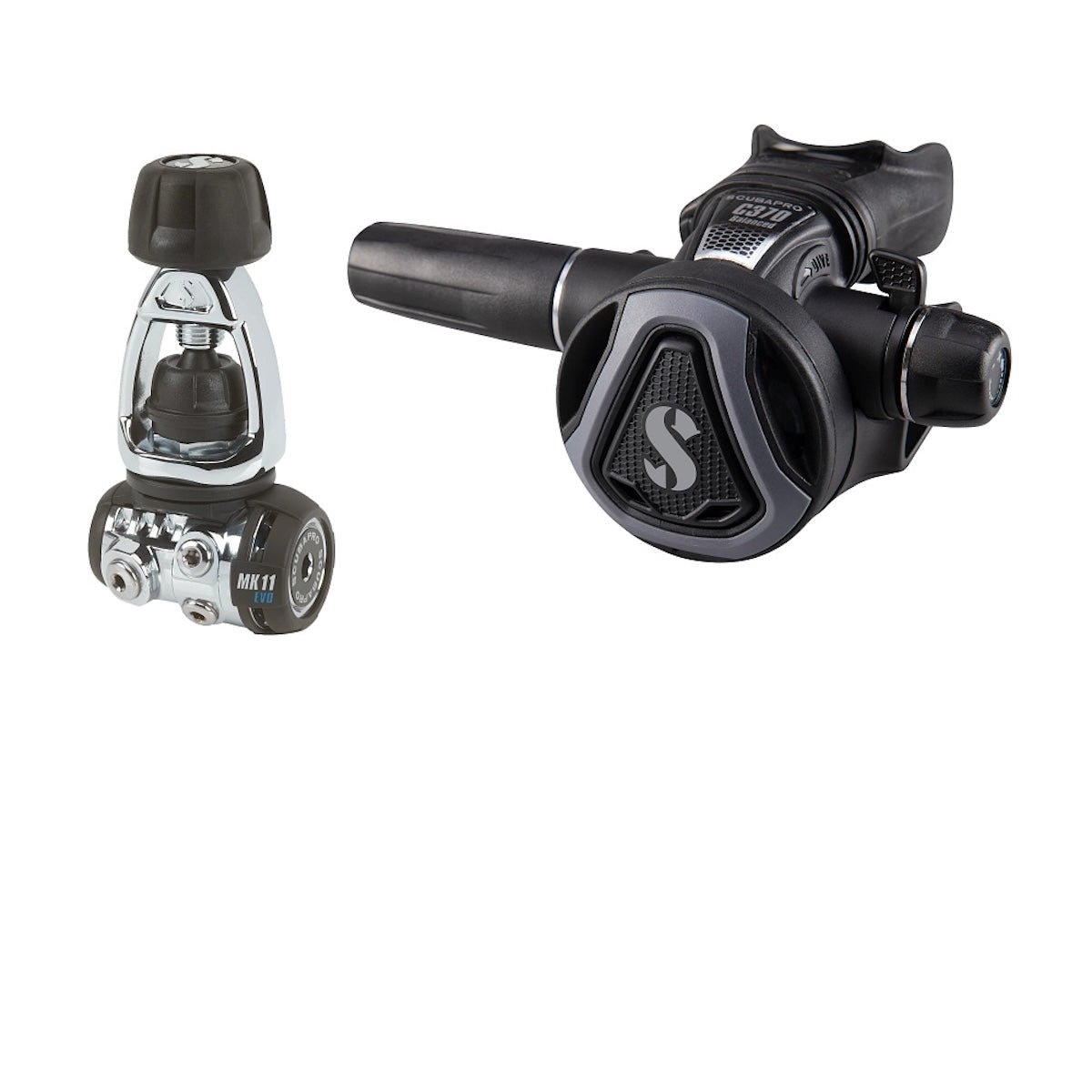 Scubapro MK11 EVO C370 Dive Regulator System - Black - 1