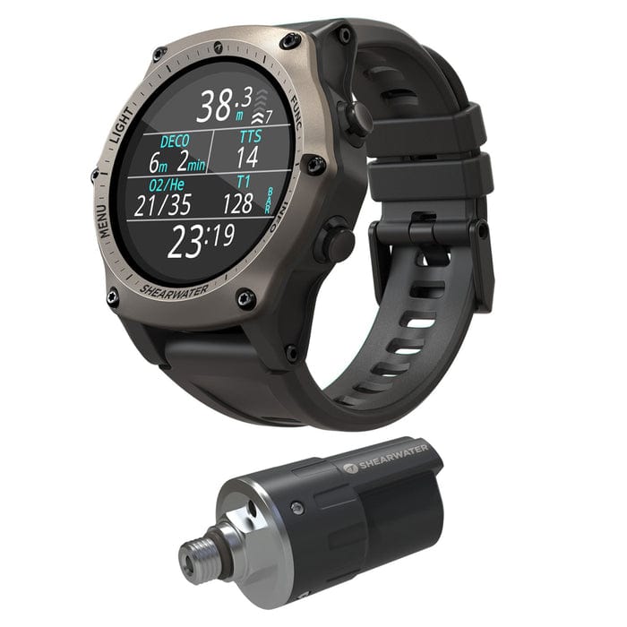 Shearwater Teric With Swift Transmitter - Silver Bezel - 1