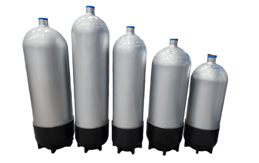 Faber Low Pressure LP Steel Scuba Tank - Painted - 1