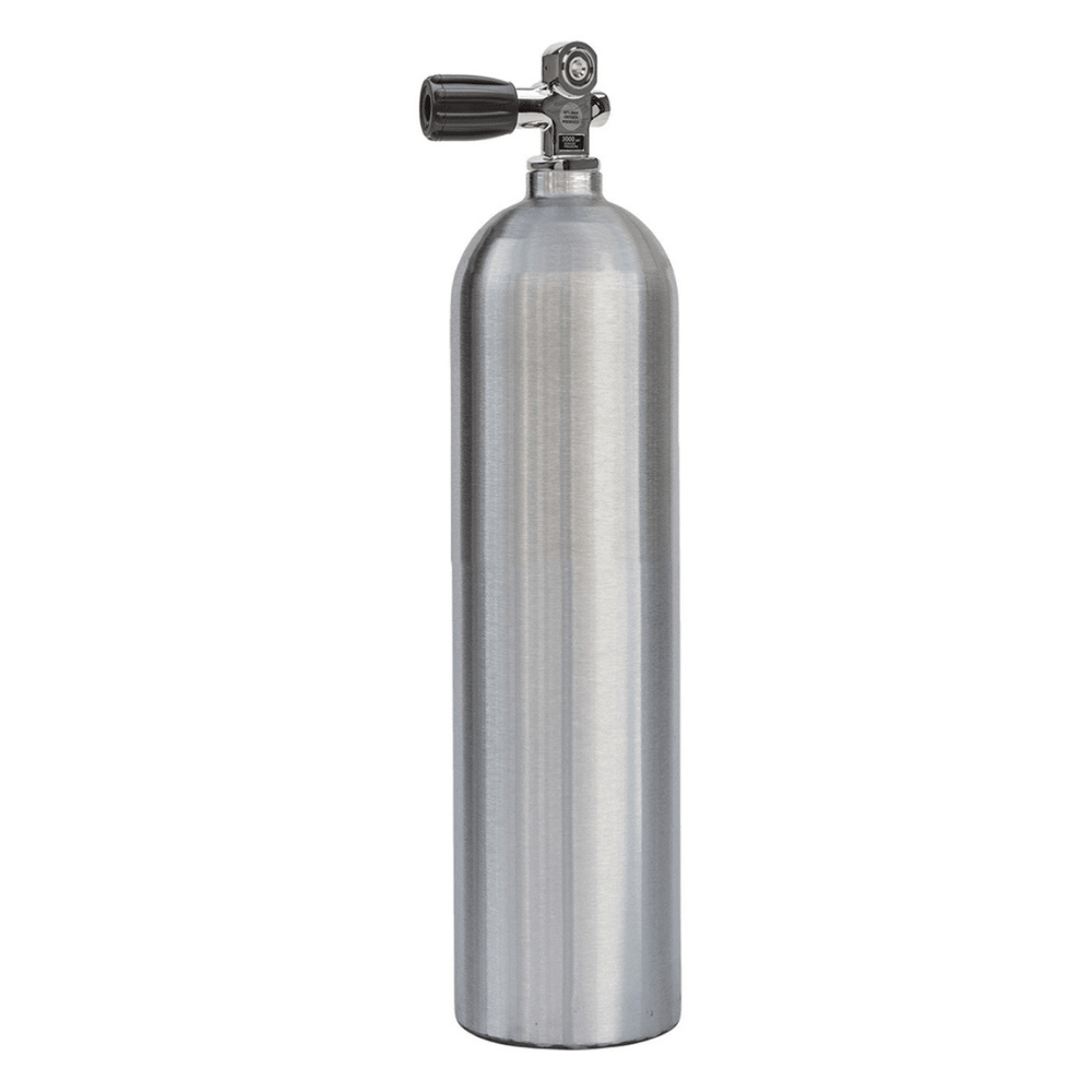 Thunderbird Cylinders 30 Cubic Feet Aluminum Tank with Standard Thermo K - Valve - Brushed - 1