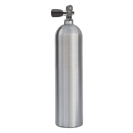 Thunderbird Cylinders 30 Cubic Feet Aluminum Tank with Standard Thermo K - Valve - Brushed - 1