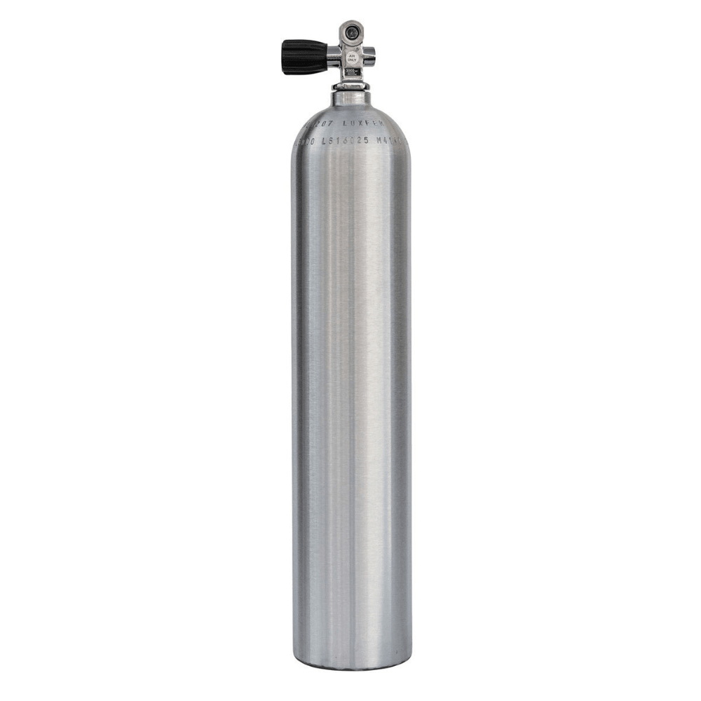 Thunderbird Cylinders 40 Cubic Feet Aluminum Tank with Standard Thermo K - Valve - Brushed No Coat - 2