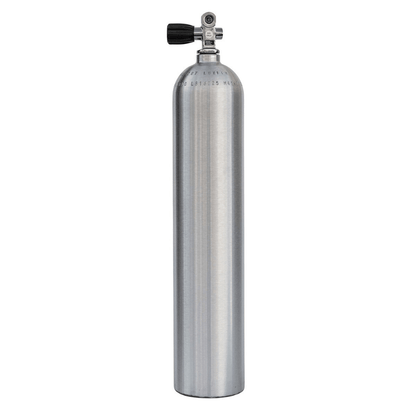 Thunderbird Cylinders 40 Cubic Feet Aluminum Tank with Standard Thermo K - Valve - Brushed No Coat - 2