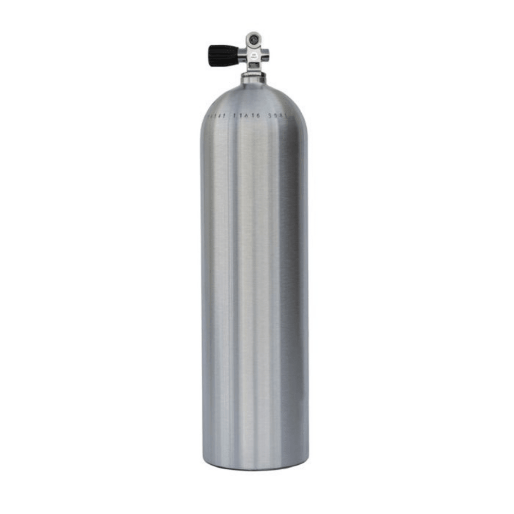 Thunderbird Cylinders 80 Cubic Feet Aluminum Tank with Standard Thermo K - Valve - Brushed No Coat - 3