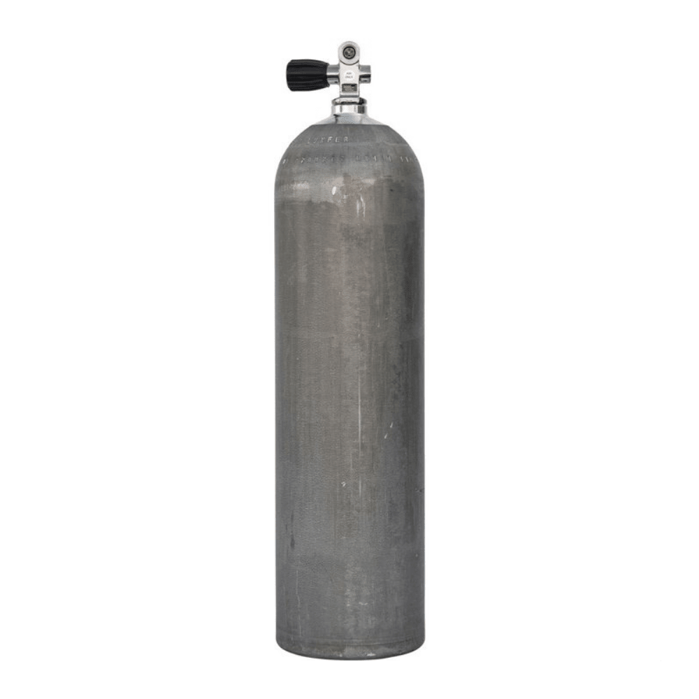 Thunderbird Cylinders 80 Cubic Feet Aluminum Tank with Standard Thermo K - Valve - Natural Finish - 8