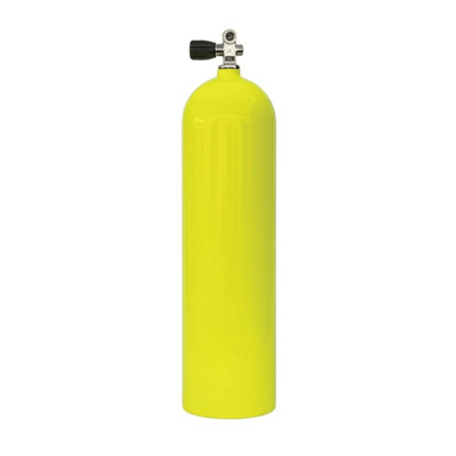 Thunderbird Cylinders 80 Cubic Feet Aluminum Tank with Standard Thermo K - Valve - Yellow - 1