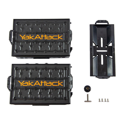 Yakattack TracPak Combo Kit, Two Boxes and Track Mount - 1