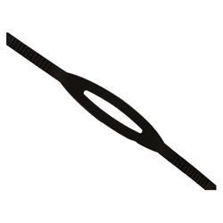 Trident Wide Silicone Mask Strap - Black - 2