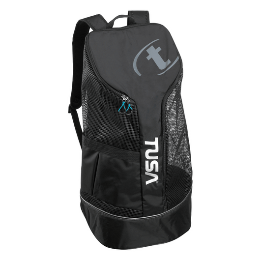 Tusa Mesh Backpack Gear Bag - Black - 1