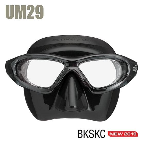 Tusa Adult Freediving Mask - Black/Smoke - 2