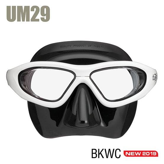 Tusa Adult Freediving Mask - Black/White - 1