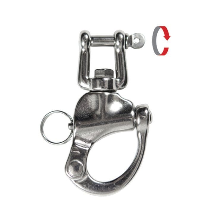 XS Scuba 3.5" SS Snap Shackle - XS Scuba 3.5&quot; SS Snap Shackle - 1