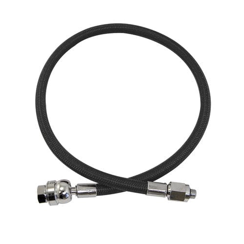XS Scuba Miflex Dual Swivel Regulator Hose - Black - 10