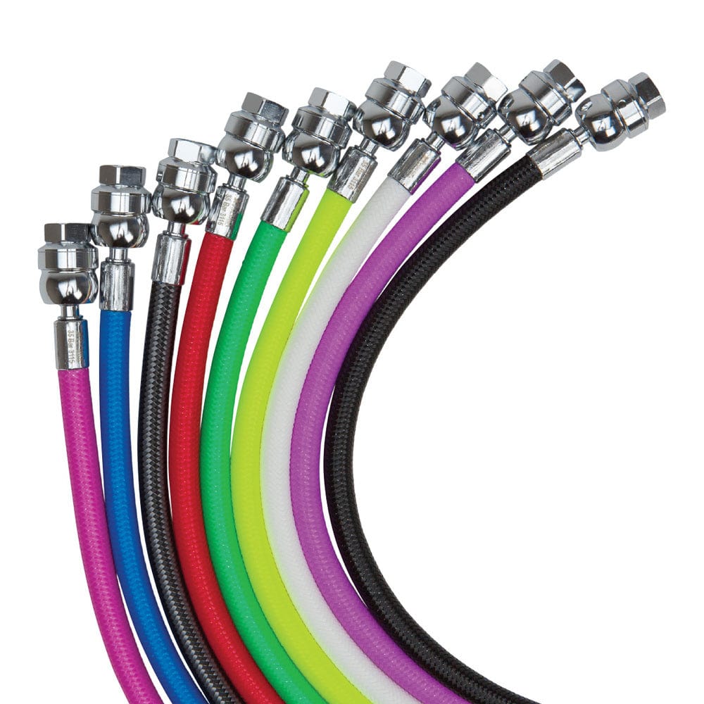 XS Scuba Miflex Dual Swivel Regulator Hose - Black - 1