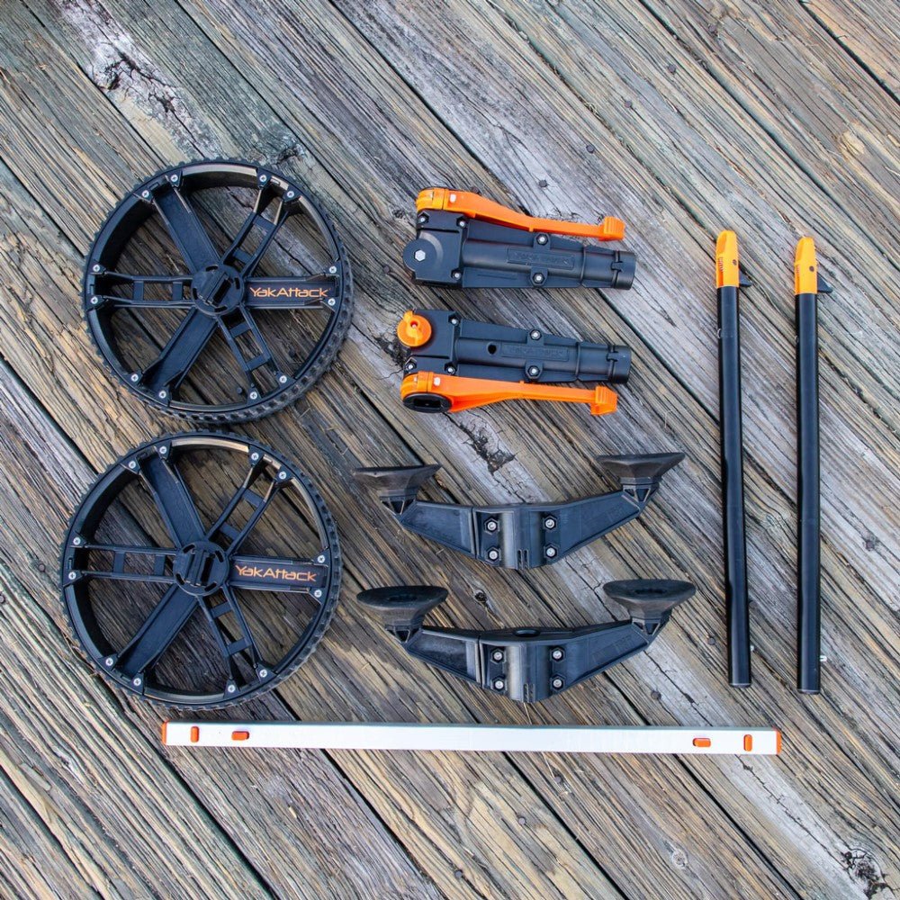 YakAttack Townstow Scupper Kayak Cart - 4