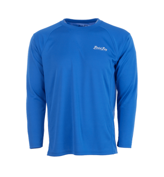 Bimini Bay Cabo Crew Long Sleeve Blue Wave Shirt - 3XL - 1