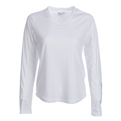Bimini Bay Women's Cabo Long Sleeve White Shirt - 2XL - 1