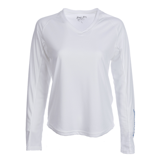 Bimini Bay Women's Cabo Long Sleeve White Shirt - 2XL - 1