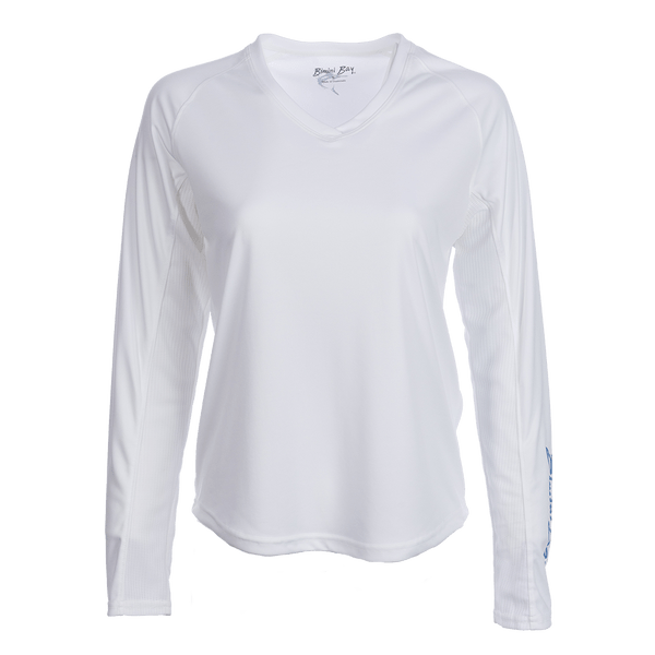 Bimini Bay Women's Cabo Long Sleeve White Shirt - XL - 2