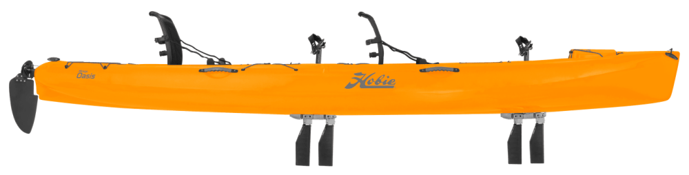 Hobie Oasis Tandem Kayak - Papaya - 3