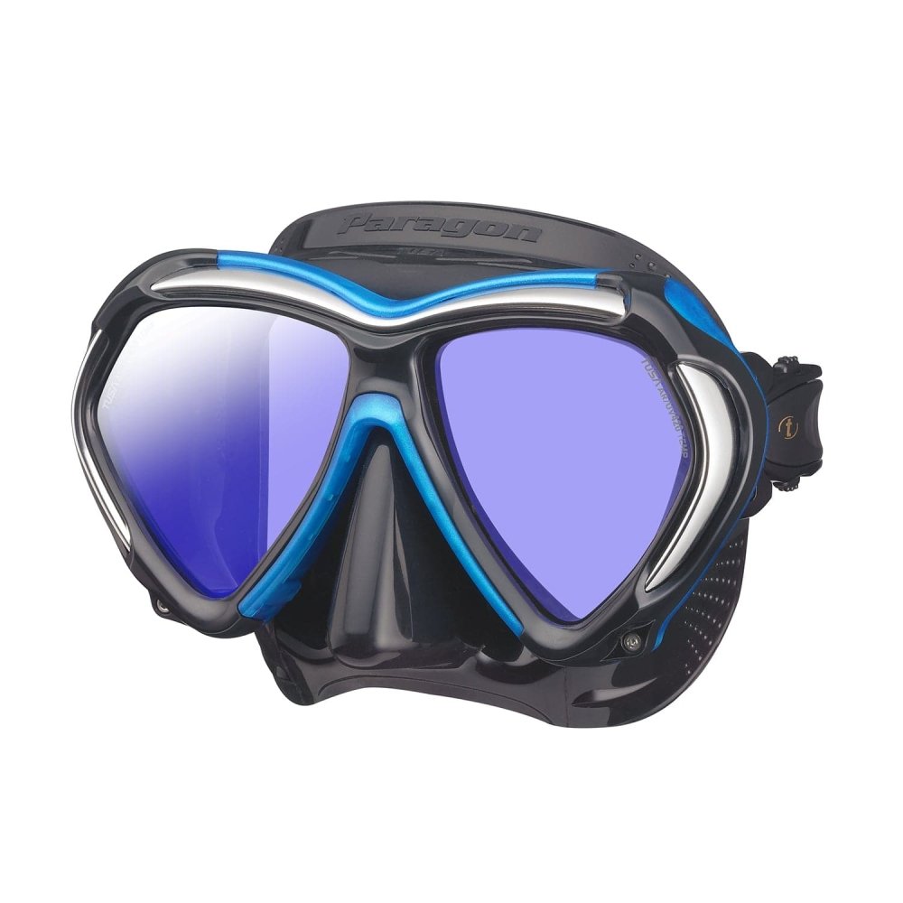 TUSA M2001SQB Paragon Scuba Diving Mask - Fishtail Blue - 3