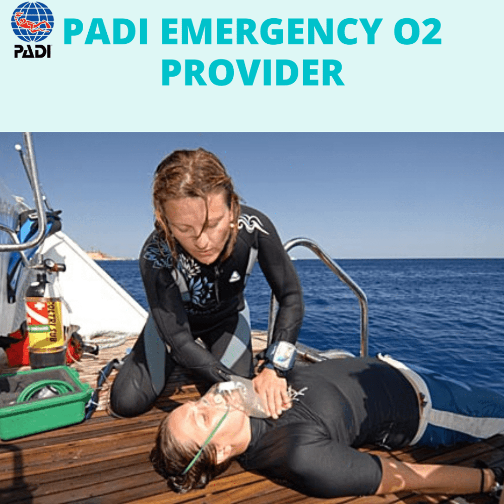Emergency O2 Sat PADI Emergency O2 Provider – New England Dive