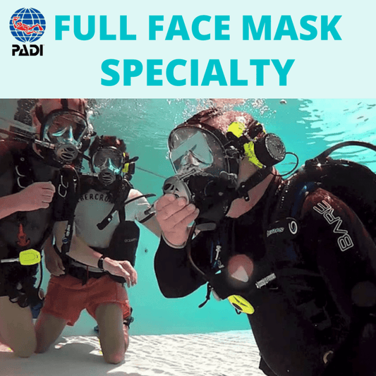 PADI Full Faced Mask Specialty - PADI Full Faced Mask Specialty - 1