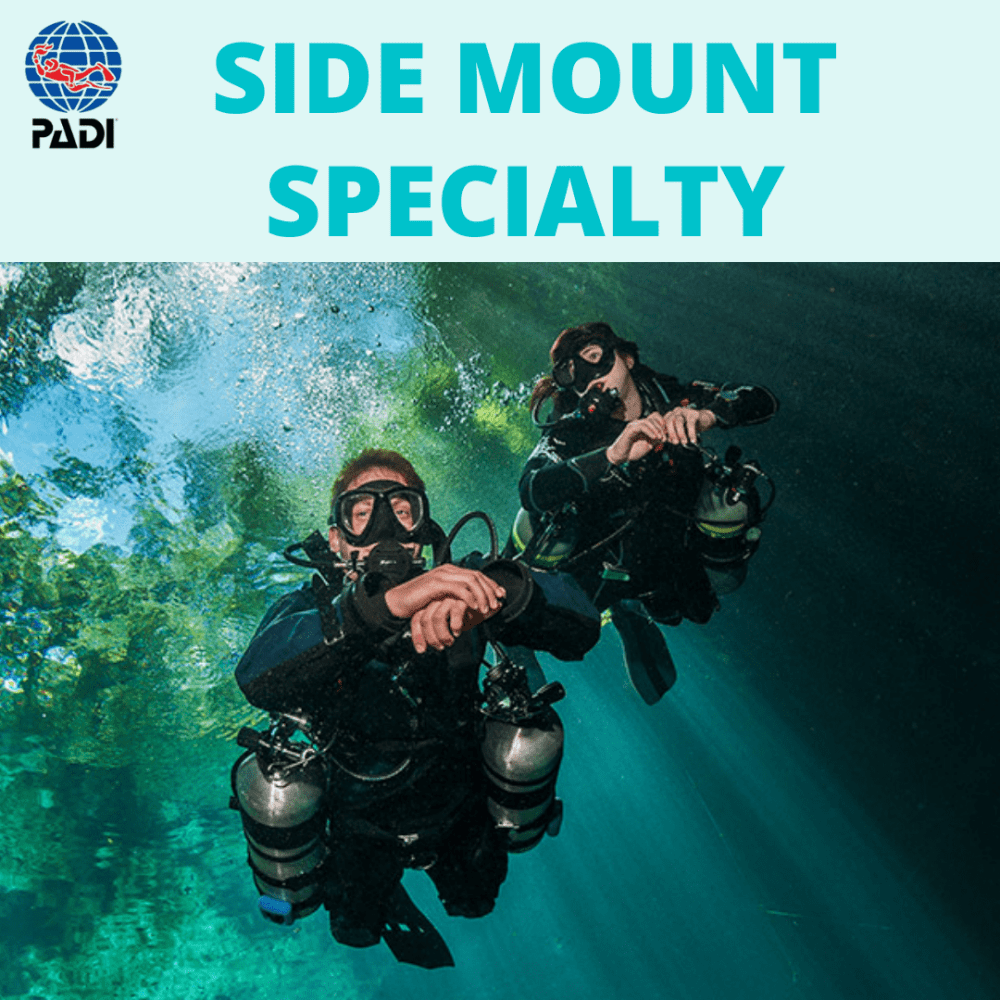 PADI Side mount - PADI Sidemount Specialty - 1