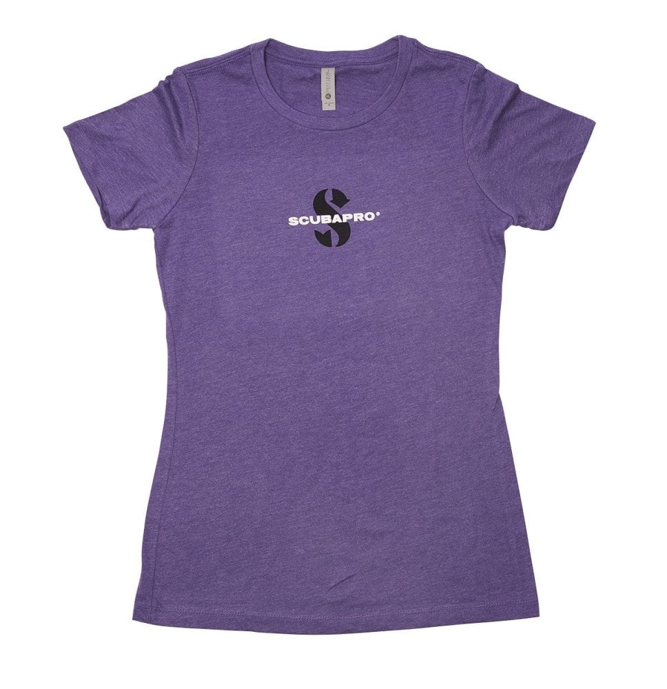 Scubapro Short Sleeve Womens Crew T-Shirt Purple - Small - 18
