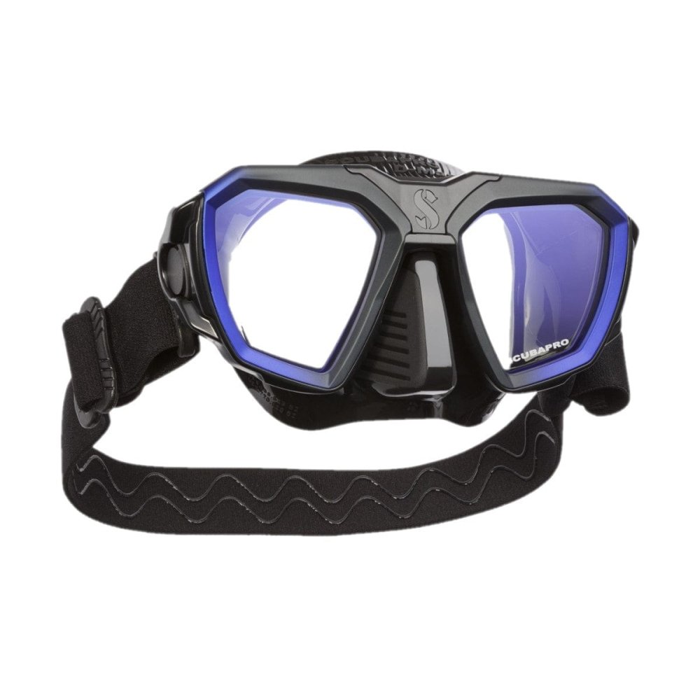 Scubapro D-Mask Scuba Diving Mask - Blue- Black Skirt - 26