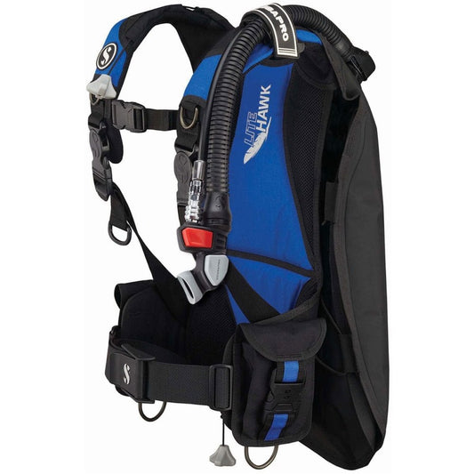 Scubapro Litehawk w/Balanced Inflator - Black/Blue - 1
