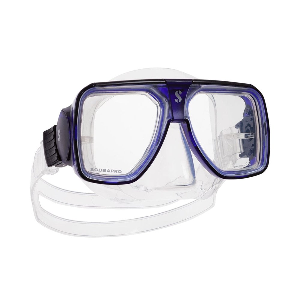 Scubapro Solara Mask - Blue-Clear Skirt - 8