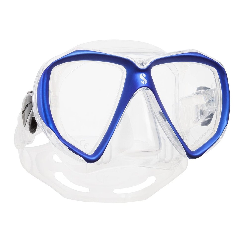 Scubapro Spectra Mask - Blue-Clear Skirt - 1