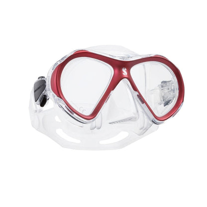 Scubapro Spectra Mini Mask - Red-Clear Skirt - 8