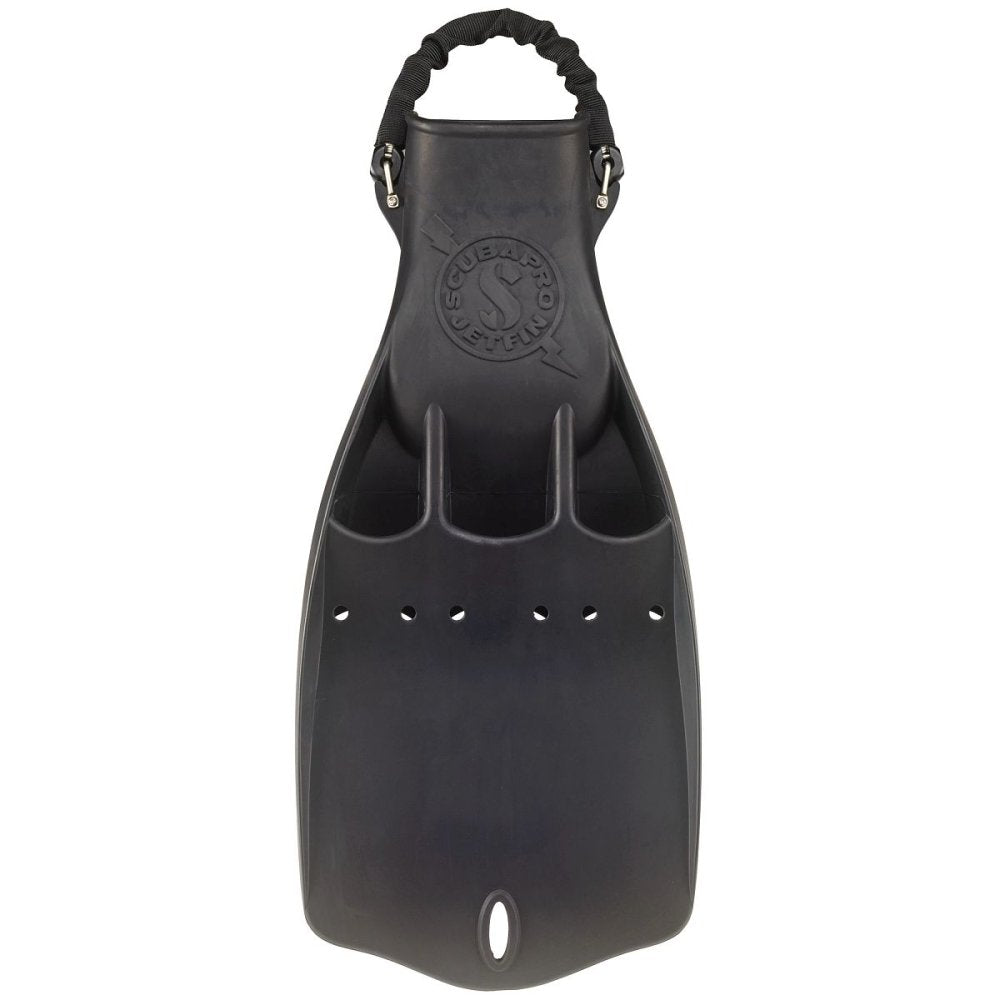 Scubapro Jet w/Spring Heel Strap Diving Fin - Black - 7