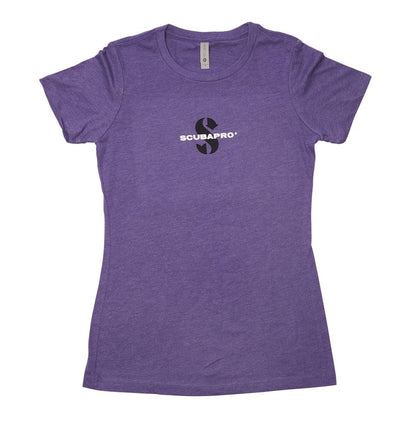 Scubapro Short Sleeve Womens Crew T-Shirt Purple - Medium - 4