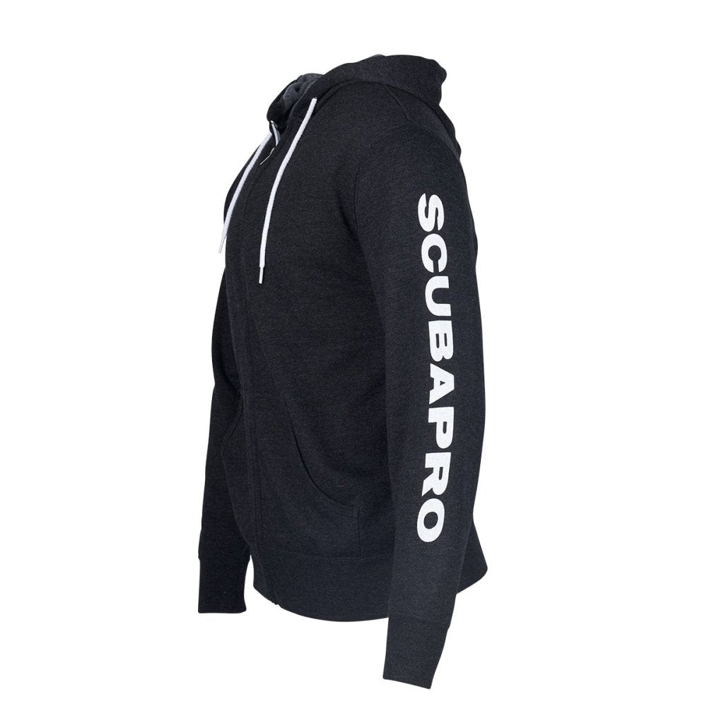 Scubapro Unisex Charcoal Gray Zip-up Hoodie - Small - 32