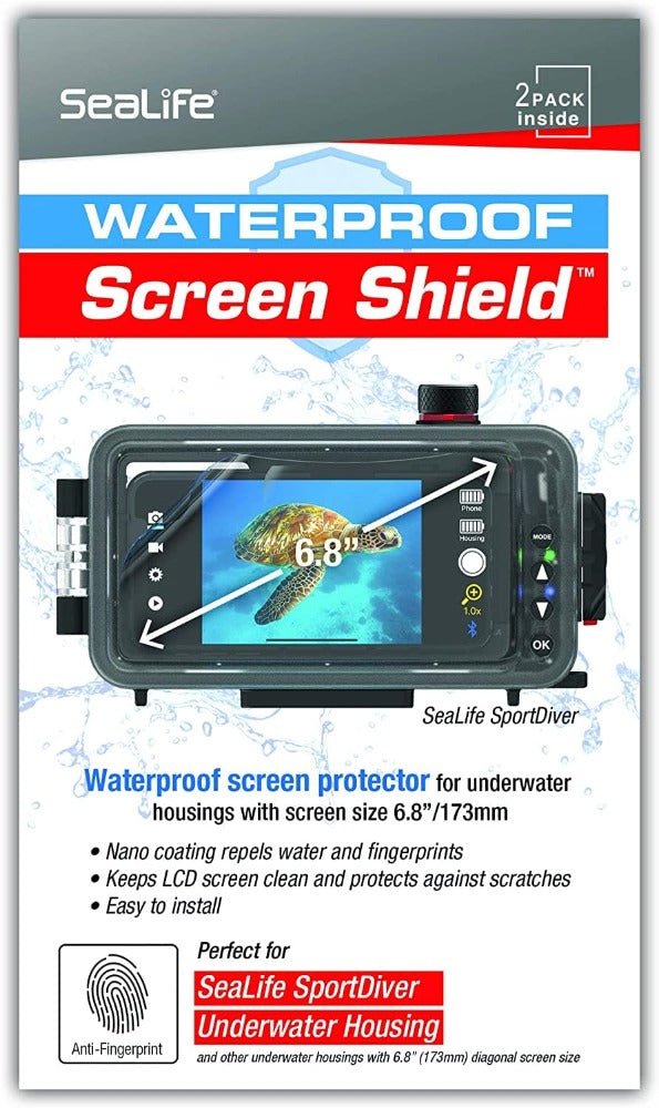 Sealife Screen Shield for SportDiver Housing (2- pk) - Sealife Screen Shield for SportDiver Housing (2- pk) - 1