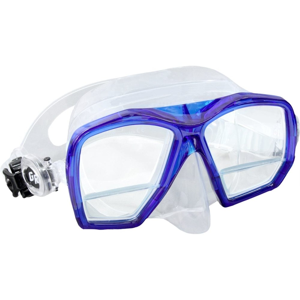 XS Scuba Gauge Reader Mask - Blue - 6